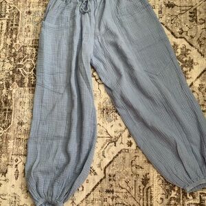 Aerie Gauzy Drawstring Elastic Waist Jogger